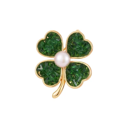 Фиолетовый Пресноводный Жемчуг Броши Унисекс