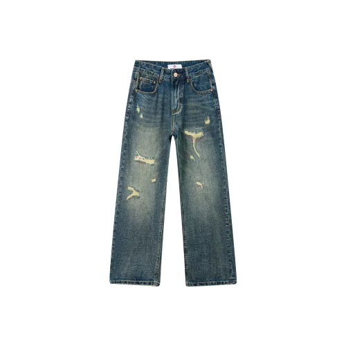 Lee Cooper Осенние и Зимние Джинсы Мужские Синие