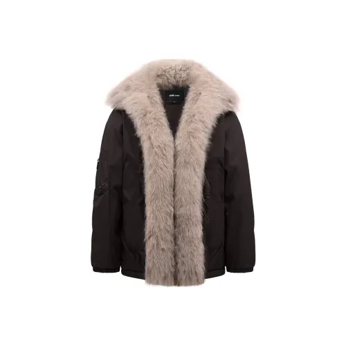 LINCchic Мокко Темно-Коричневый Женский Пуховик