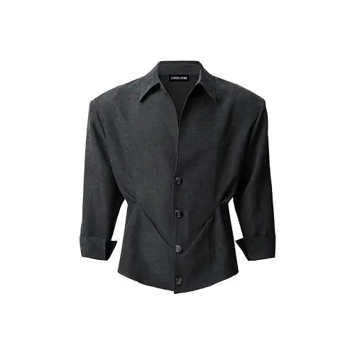 CHEER ZONE Черные Унисекс Рубашки