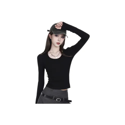 NOME Черные Женские T-рубашки