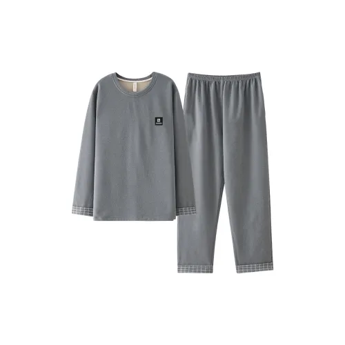 FENTENGCARE Серый Мужской Пижамный Комплект