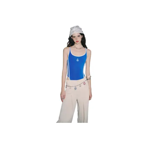 FTTHR Blue Women's Tank Tops