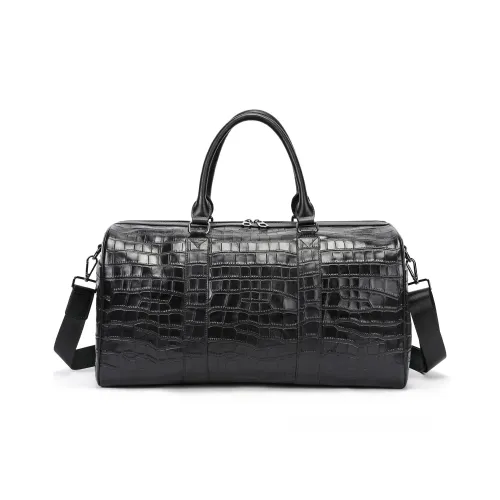 DOSRFINI Сумка из натуральной коровьей кожи стандартная мужская черная