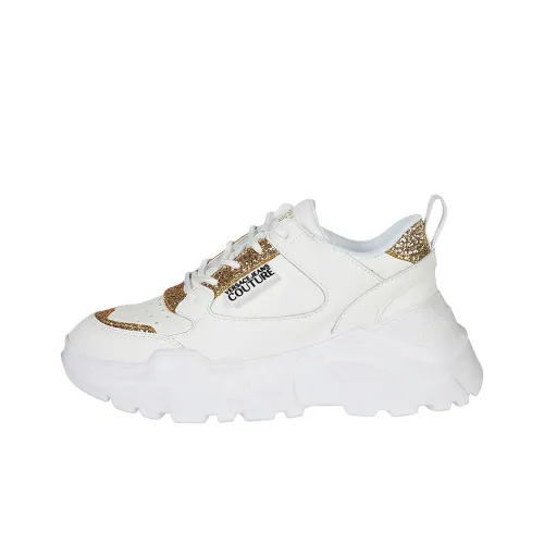 VERSACE JEANS COUTURE Низкий топ повседневный женский белый