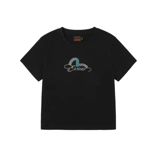 EVISU Черные Женские T-рубашки