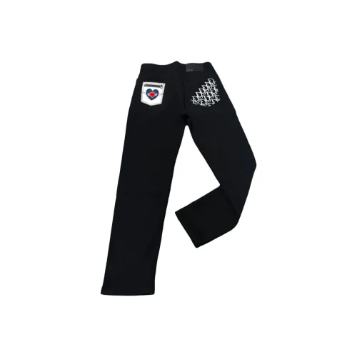 PWUE Черные Унисекс Джинсы