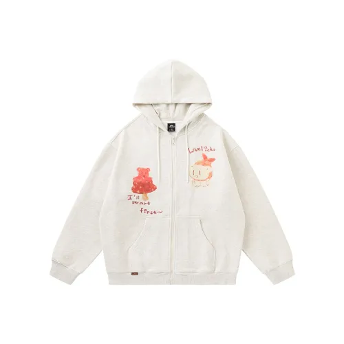 LAMLICKA Свитшот Унисекс Белый Фотиния Серый