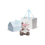 Лиса Персик 35 см (Гриб Кролик Лес Юбка Подарочная коробка Издание)