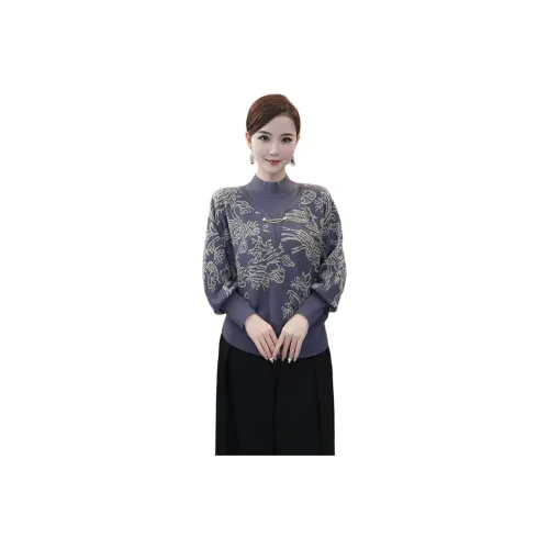 TANGXI Фиолетовый Женский Трикотаж