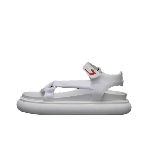 Moncler Catura One Ремень Сандалии 3,5 см Женские Белые