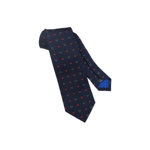 Paul Smith Шелковые галстуки Мужской Морской синий Красный