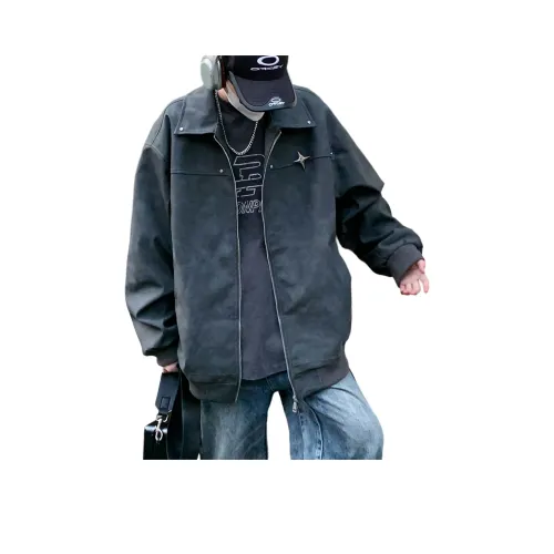 A02 Унисекс Кожаные куртки