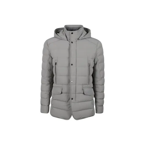 Moorer Серый Мужской Пуховик и Зимнее Пальто
