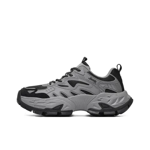 Jeep Амортизация Устойчивый к истиранию Дышащий Устойчивый к ударам Легкий Низкий Топ Походная обувь Мужская