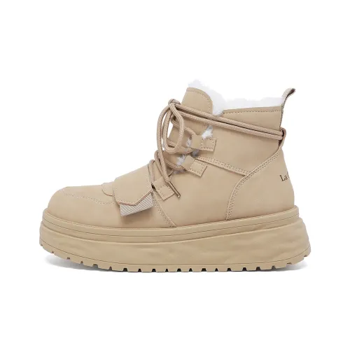 La Chapelle Устойчивая к истиранию высокая утепленная обувь для женщин