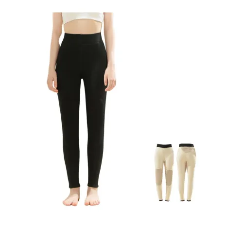 Lan Miao FH07201 Женские Черные Термобрюки для Женщин