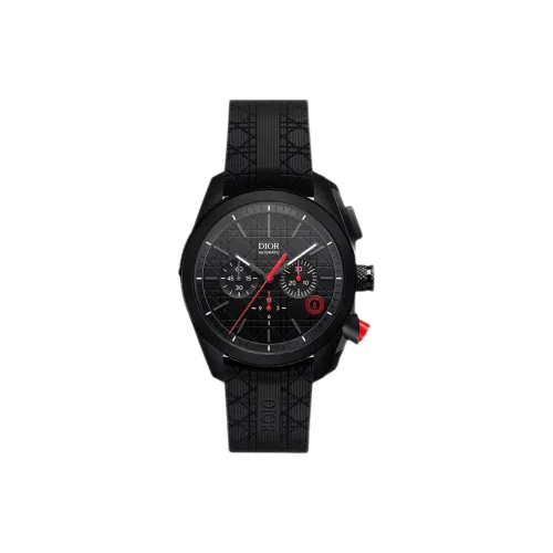 DIOR CHIFFRE ROUGE Collection Мужские часы Автоматический механический механизм Резиновый ремешок 41 мм Черный циферблат