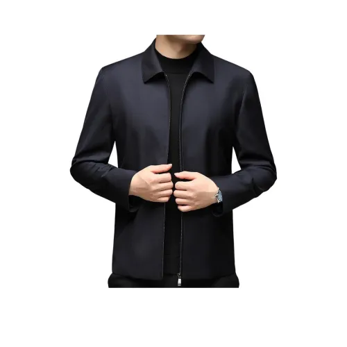 TAIZILONG Темно-синие мужские куртки