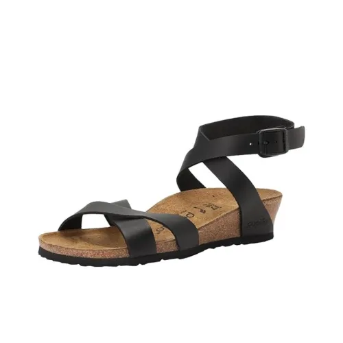 Birkenstock Papillio Lola One Ремень Сандалии Женские Черные Узкие