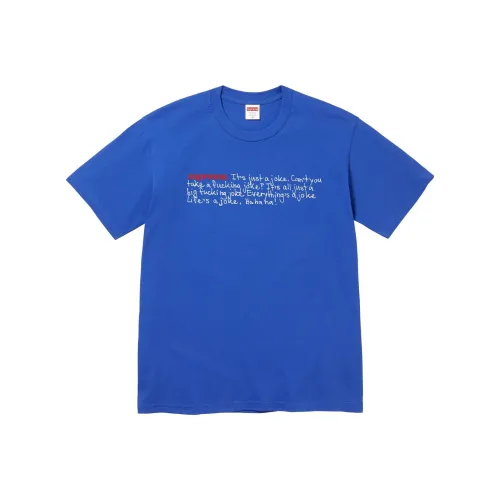 Supreme FW25 Осенняя коллекция T-рубашек WEEK7 JOKE Tee T-рубашка Унисекс
