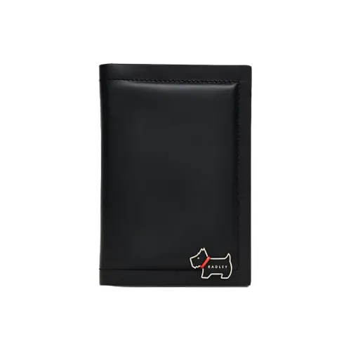 RADLEY Коровья кожа Держатель для паспорта Унисекс Черный