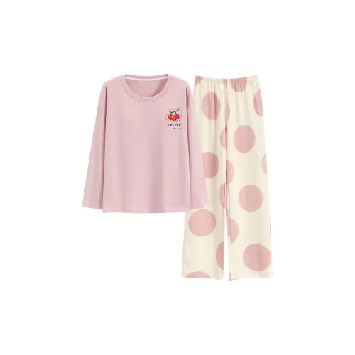 GOSO Pink Women's Pajama Sets GOSO Розовый Женский Комплект Пижам
