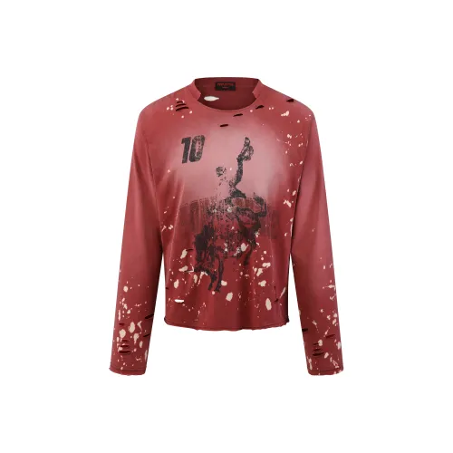 PEOPLESENSE Красный Унисекс T-рубашки