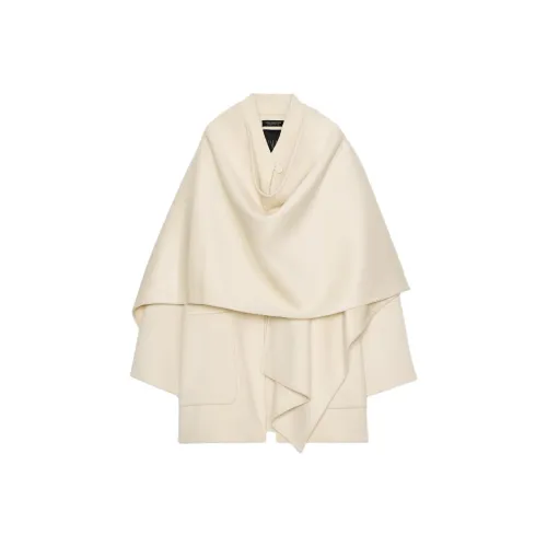 ZARA ZW Series Белое Женское Пальто