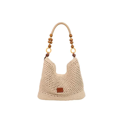 Delip Трикотажная ткань Сумка на плечо Стандартная Женская Коричневый Черный