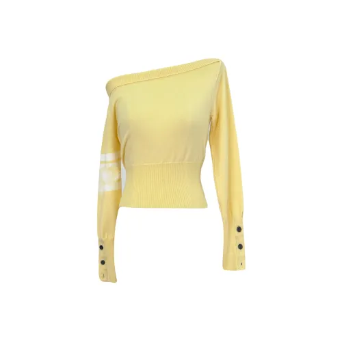 Udon House Желтый Женский Трикотаж