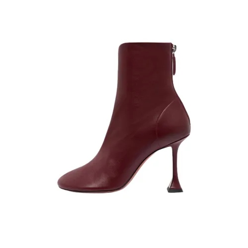AMINA MUADDI Радужка Ботильоны 9,5 см Женские Красные
