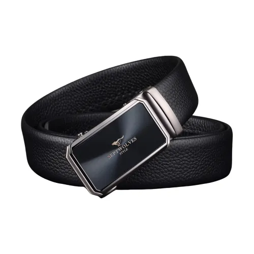 SEPTWOLVES Ремни из коровьей кожи мужской ширина 3,55 см