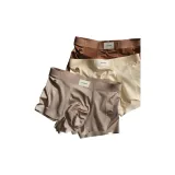 Серебряный Бамбук Серый + Полоска Шелк Белый + Мечта Стекло Коричневый