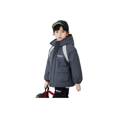 BIG WASP Темно-серый Kids Утеплённые куртки