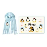 PINGU Одеяло Большое + PINGU Шарф (Ледниковый Синий)