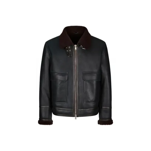 Dondup FW25 Leather Jacket Men's