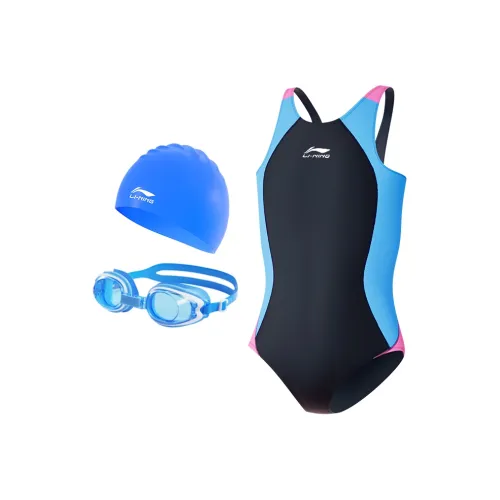 Подкладка 608 Синий THREE Комплект Купальники для Детей