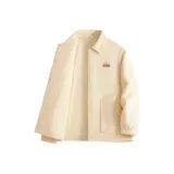 [Thickened и с флисовой подкладкой] Светлый бежевый (Логотип Mb Jump Corgi на груди)