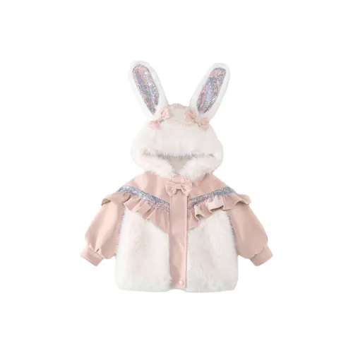 ZKHE Розовый Kids Натуральный и искусственный мех