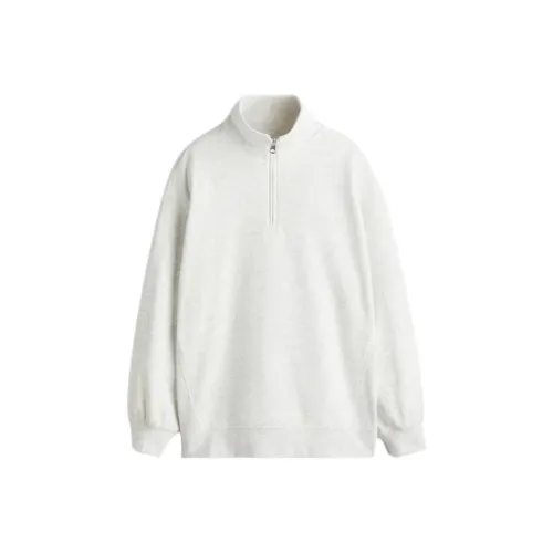 H M Светло-серый смешанный цвет женские свитшоты