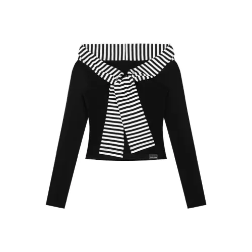 CALLED BACK Трикотажная ткань Топ Женские