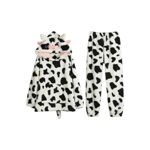 Meter Mengmeng Корова Женские Пижамные комплекты