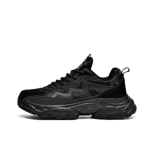 LINGPAO Амортизация Высота Увеличение Устойчивость к Износу Противоскользящий Низкий Топ Толстая Подошва Мужские