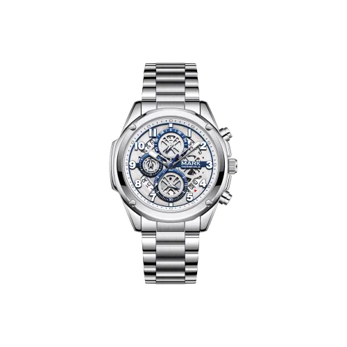 FAIRWHALE Speed Shuttle Collection Кварцевый механизм Металлический ремешок Часы Мужские Черный циферблат