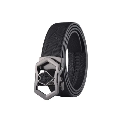 SEPTWOLVES Ремень из коровьей кожи с автоматической застежкой мужской ширина 3,5 см