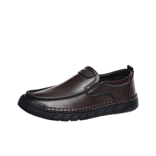 MEXICAN Удобные туфли без шнуровки повседневные кожа мужские