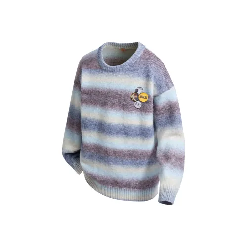 Dunhuang Museum Светло-синий Коричневый IRIDESCENCE Унисекс Свитера