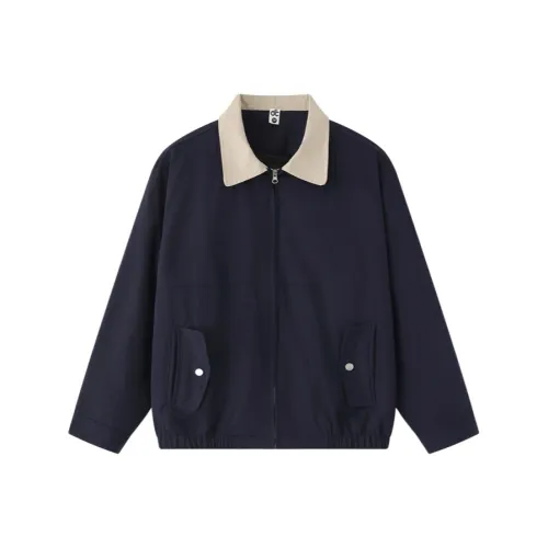 JIARONG Темно-синие унисекс куртки