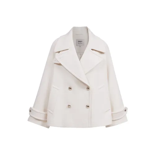 ONLY A01 Белая Цапля Женское Пальто